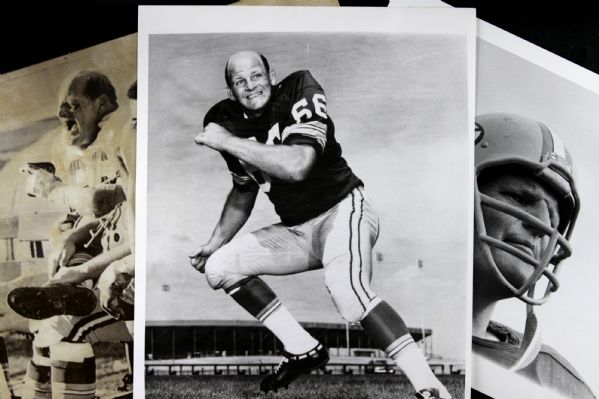 1963-68 Ray Nitschke Green Bay Packers Generation 1 Photo - Lot of 3 Incl. 2 SPORT Magazine