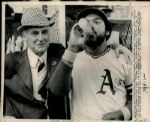 1974 World Series Oakland Athletics Los Angeles Dodgers The Sporting News Collection Archives Original Type 1 Photos (Sporting News Collection Hologram/MEARS Type 1 Photo LOA) - Lot of 29