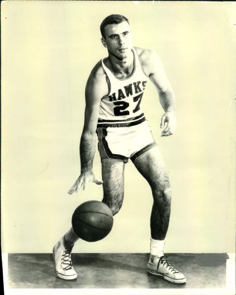 1960 Bob Pettit St. Louis Hawks "The Sporting News Collection Archives" Original 8" x 10" Production Art (Sporting News Collection Hologram/MEARS Photo LOA)