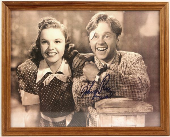 Mickey Rooney Signed 11" x 14" Photo - JSA  