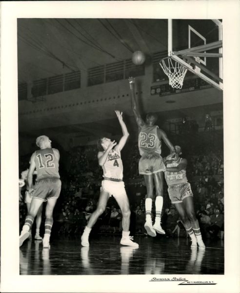 1958 Dolph Schayes Syracuse Nationals "The Sporting News Collection Archives" Original Type 1 8" x 10" Photo (Sporting News Collection Hologram/MEARS Type 1 Photo LOA)