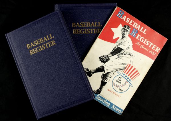 1941-50 Sporting News Baseball Register - Two Bound