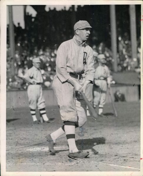 1913-14 Eddie Collins Philadelphia Athletics Charles Conlon "The Sporting News Collection Archives" Original Type 1 8" x 10" Photo (Sporting News Collection Hologram/MEARS Type 1 Photo LOA)