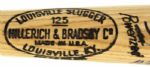 1990s Milwaukee Braves Signed Hank Aaron Model Bat w/ Aaron Warren Spahn Eddie Mathews Lou Burdette - JSA