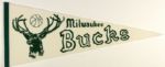 1960s Full Size 29 Pennant Collection - Lot of 5 w/ 2 St. Louis Cardinals, Milwaukee Bucks, UW Milwaukee