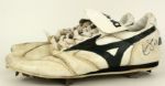 1992-94 Ruben Sierra Oakland As Game Worn Signed Cleats - JSA