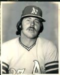 1971-73 Catfish Hunter Oakland Athletics The Sporting News Collection Archives Original Photo (Sporting News Collection Hologram/MEARS Photo LOA) - Lot of 3