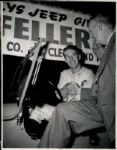 1945 Bob Feller Cleveland Indians "The Sporting News Collection Archives" Original Type 1 Photo (Sporting News Collection Hologram/MEARS Type 1 Photo LOA)