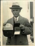1931 Clark Griffith Washington Senators The Sporting News Collection Archives Original Type 1 Photos (Sporting News Collection Hologram/MEARS Type 1 Photo LOA) - Lot of 2