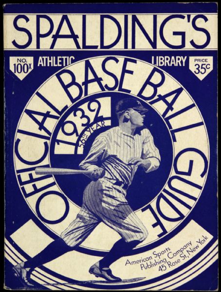 1932 Spalding Base Ball Guide 