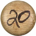 1973-75 Frank Robinson H&B Louisville Slugger Professional Model Team Index Bat - California Angels - Cleveland Indians (MEARS A5)