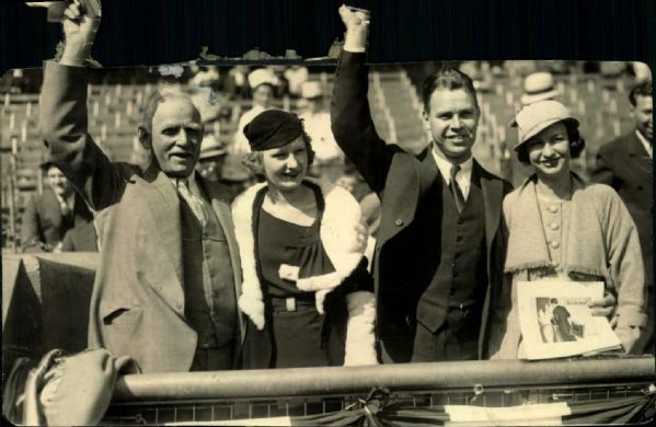1919-45 Clark Griffith Washington Senators "The Sporting News Collection Archives" Original Type 1 Photos (Sporting News Collection Hologram/MEARS Type 1 Photo LOA) - Lot of 4