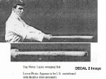 1906-11 Nap Lajoie J.F. Hillerich & Sons Hand Turned Professional Model Decal Game Used Bat (MEARS A7)