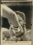1974-75 Muhammad Ali Chicago Sun-Times Original Type 1 Laser Photo - Lot of 7 (Sun Times Hologram/MEARS Type 1 Photo LOA)
