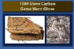 1984 Steve Carlton Philadelphia Phillies Game Worn Glove w/ team signed baseball - PBS TV Station Promotional prize!!! (MEARS LOA)