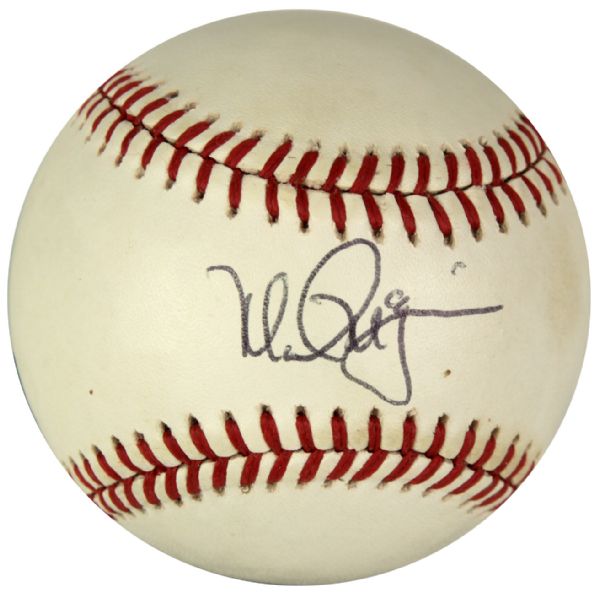 1990s Mark McGwire Oakland As & Sammy Sosa Single Signed Official OAL/ONL Baseball - JSA