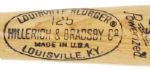 1973-75 Frank Robinson H&B Louisville Slugger Professional Model Team Index Bat - California Angels - Cleveland Indians (MEARS A5)