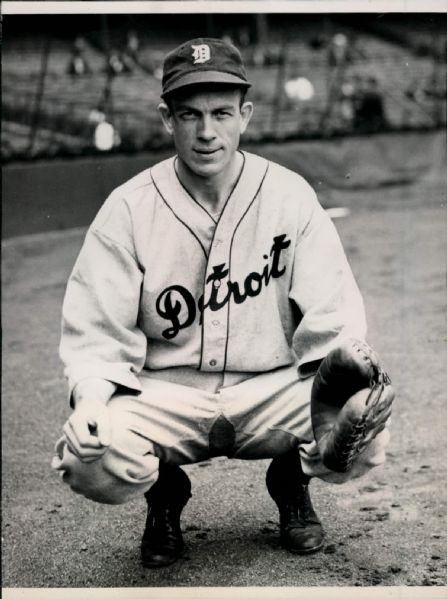1935 Ray Hayworth Detroit Tigers "The Sporting News Collection Archives" Original Type 1 6" x 8" Photo (Sporting News Collection Hologram/MEARS Type 1 Photo LOA)