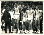 1968 circa Lew Alcindor and UCLA Teammates "The Sporting News Collection Archives" Original 8" x 10" Photo (Sporting News Collection Hologram/MEARS Photo LOA)