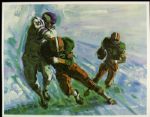 1965-66 Green Bay Packers Mobil Oil Posters - Lot of 5 (11 x 14)