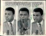 1962-74 Muhammad Ali Chicago Sun-Times Original Type 1 Photo- Lot of 12 (Sun Times Hologram/MEARS Type 1 Photo LOA)