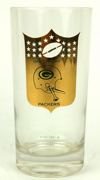 1967 Green Bay Packers Mobile Oil Premium Glass