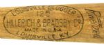 1950 Chet Laabs H&B Louisville Slugger Professional Model Game Used Bat - Milwaukee Brewers - St. Louis Browns. (MEARS Auction LOA)