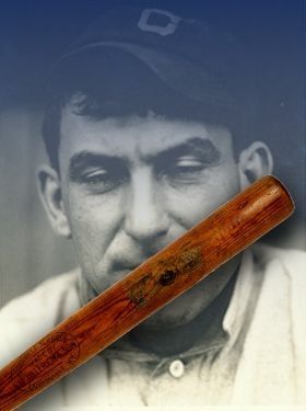 1906-11 Nap Lajoie J.F. Hillerich & Sons Hand Turned Professional Model Decal Game Used Bat (MEARS A7)