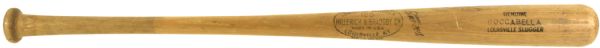 1963-64 John Boccabella H&B Louisville Slugger Professional Model Game Used Bat - Chicago Cubs -  First Year Montreal Expos  (MEARS Auction LOA)