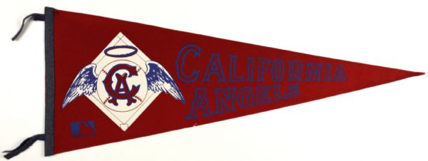 1960s California Angels Full Size 29" Pennant