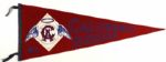 1960s California Angels Full Size 29" Pennant