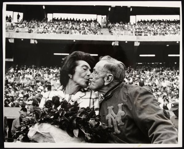1968 Casey Stengel New York Mets "The Sporting News Collection Archives" Original Type 1 12" x 10" Choice Jumbo Oversized Photo (TSN Collection Hologram/MEARS Photo LOA) 1:1, Unique