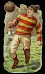 1890s Football Rugby Postcard Card 
