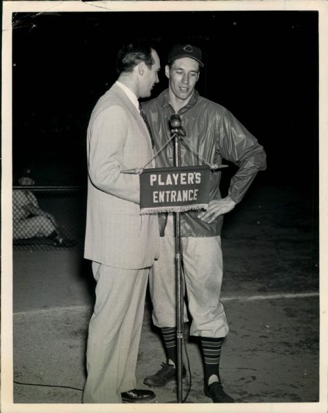 1949 Bob Feller Cleveland Indians "The Sporting News Collection Archives" Original Type 1 8" x 10" Photo (Sporting News Collection Hologram/MEARS Type 1 Photo LOA)