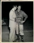 1949 Bob Feller Cleveland Indians "The Sporting News Collection Archives" Original Type 1 8" x 10" Photo (Sporting News Collection Hologram/MEARS Type 1 Photo LOA)