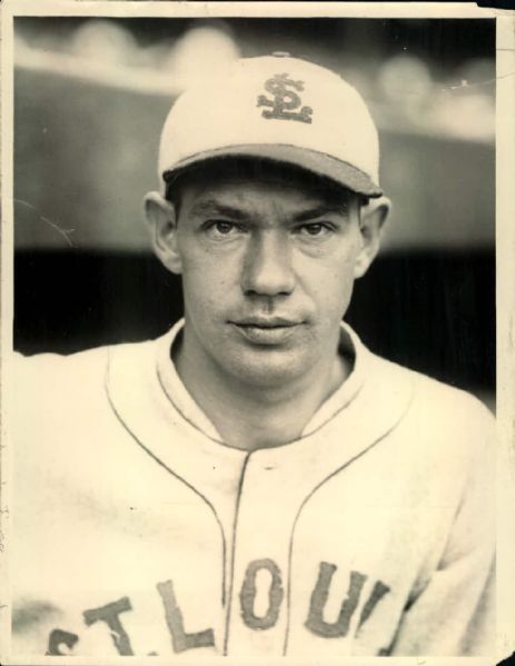 1926-27 Win Ballou St. Louis Browns Charles Conlon "The Sporting News Collection Archives" Original Type 1 7" x 9" Photo (Sporting News Collection Hologram/MEARS Type 1 Photo LOA)