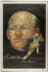 1970 Ray Nitschke Green Bay Packers Volpe Premium Poster 22" x 36" 