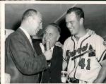 1957 Milwaukee Braves New York Yankees World Series The Sporting News Collection Archives Original Type 1 Photos (Sporting News Collection Hologram/MEARS Type 1 Photo LOA) - Lot of 28