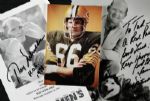 1984-94 Ray Nitschke Green Bay Packers Signed Photo - Lot of 3 - JSA
