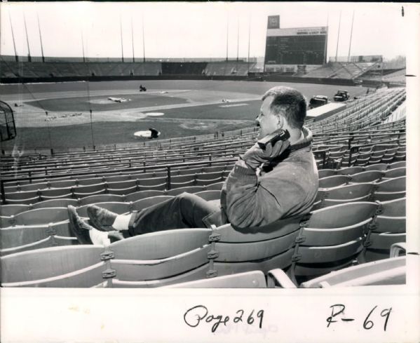 1966 Milwaukee Braves County Stadium "The Sporting News Collection Archives" Original Type 1 8" x 10" Photo (Sporting News Collection Hologram/MEARS Type 1 Photo LOA) 