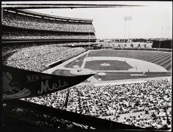 1969 Shea Stadium New York Mets "The Sporting News Collection Archives" Original Type 1 8.5" x 11.5" Choice Jumbo Oversized Photo (TSN Collection Hologram/MEARS Photo LOA) 1:1, Unique