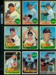 1965-75 Topps Baseball Signed Card - Colossal Lot of 563 w/ Luis Tiant Tony Conigliaro  Sparky Anderson Gil Hodges Leo Durocher  Don Wilson