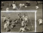 1943-45 Jumbo Football The Sporting News Collection Archives Original Type 1 Choice Jumbo Oversized Photos (TSN Collection Hologram/MEARS Type 1 Photo LOA) 1:1, Unique - Lot of 3