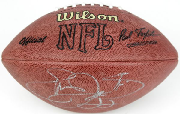 1989-2004 circa Emmitt Smith Dallas Cowboys Signed ONFL (Tagliabue) Football 