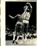 1967-80 Walt Frazier NY Knicks and Cleveland Cavaliers Type 1 8 x 10 Photo SPORT Magazine Collection Hologram (MEARS Type 1 Photo LOA) - Lot of 12
