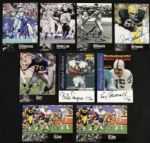 1997-99 Football Greats Signed Certified Cards Upper Deck - Lot of 9 Ray Nitschke Green Bay Packers Gale Sayers Earl Morrall  - JSA