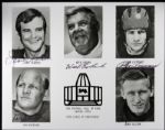 1978 Ray Nitschke Green Bay Packers Hall of Fame Class Signed 8" x 10" Photo Autographed By Entire HOF Class - With Rare Tuffy Leemans Penning- JSA
