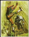 1965-66 Green Bay Packers Mobil Oil Posters - Lot of 5 (11 x 14)