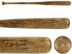 1973-75 Carl Yastrzemski H&B Louisville Slugger Professional Model Team Index Bat - Boston Red Sox (MEARS Auction LOA)