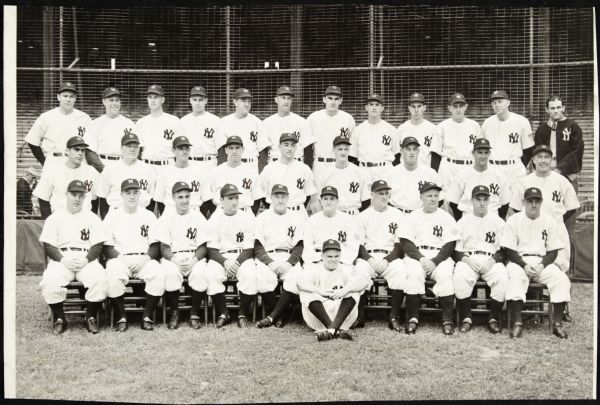1942-45 circa New York Yankees Team Photo "The Sporting News Collection Archives" Original Type 1 9" x 13.5" Choice Jumbo Oversized Photo (TSN Collection Hologram/MEARS Photo LOA) 1:1, Unique